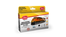 Ammo 4601018 - 6-tlg. Farbset Acryl Amerikanische Eisenbahngesellschaften, 15 ml - Set 3